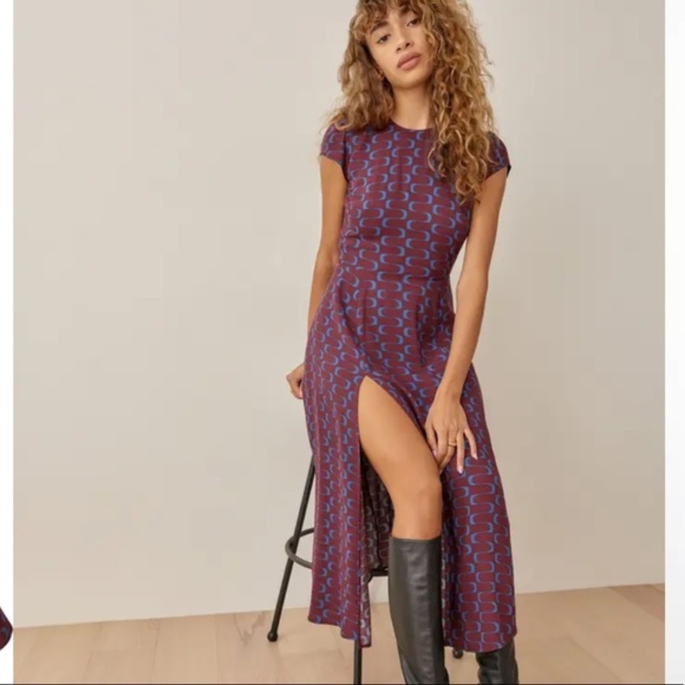 Reformation Gavin Dress in Marooned Size XL 12